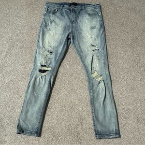 THRT - RIP N REPAIR DENIM (RIPREPAIR) LIGHT BLUE